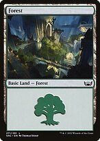 Matte Finish Streets of New Capenna Forest ( #271 )