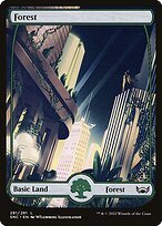 Matte Finish Streets of New Capenna Forest ( #281 )