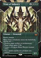 Matte Finish Streets of New Capenna Titan of Industry ( #289 )