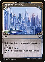 Matte Finish Streets of New Capenna Skybridge Towers ( #354 )