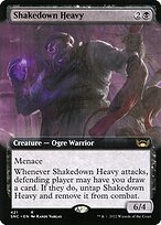 Matte Finish Streets of New Capenna Shakedown Heavy ( #421 )