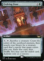 Matte Finish Streets of New Capenna Evolving Door ( #429 )