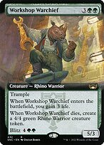 Matte Finish Streets of New Capenna Workshop Warchief ( #432 )