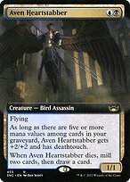 Matte Finish Streets of New Capenna Aven Heartstabber ( #433 )