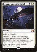 Matte Finish Shadows over Innistrad Descend upon the Sinful ( #13 )