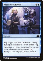 Matte Finish Shadows over Innistrad Press for Answers ( #80 )