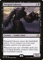 Matte Finish Shadows over Innistrad Diregraf Colossus ( #107 )
