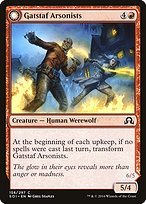 Matte Finish Shadows over Innistrad Gatstaf Arsonists // Gatstaf Ravagers ( #158 )