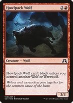 Matte Finish Shadows over Innistrad Howlpack Wolf ( #164 )