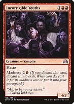 Matte Finish Shadows over Innistrad Incorrigible Youths ( #166 )