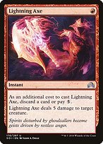 Matte Finish Shadows over Innistrad Lightning Axe ( #170 )