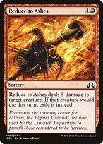 Matte Finish Shadows over Innistrad Reduce to Ashes ( #176 )