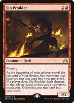 Matte Finish Shadows over Innistrad Sin Prodder ( #181 )