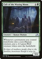 Matte Finish Shadows over Innistrad Cult of the Waxing Moon ( #201 )