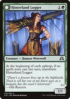 Matte Finish Shadows over Innistrad Hinterland Logger // Timber Shredder ( #210 )
