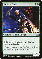 Matte Finish Shadows over Innistrad Veteran Cathar ( #238 )