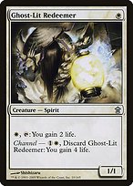 Glossy Finish Saviors of Kamigawa Ghost-Lit Redeemer ( #10 )