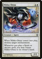 Glossy Finish Saviors of Kamigawa Nikko-Onna ( #21 )