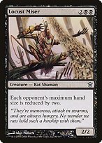 Glossy Finish Saviors of Kamigawa Locust Miser ( #80 )