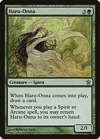 Glossy Finish Saviors of Kamigawa Haru-Onna ( #132 )