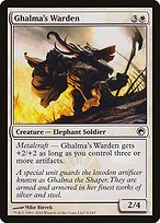 Glossy Finish Scars of Mirrodin Ghalma's Warden ( #8 )