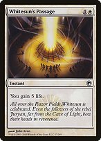 Glossy Finish Scars of Mirrodin Whitesun's Passage ( #27 )