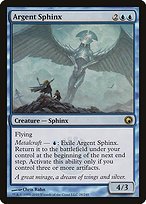 Glossy Finish Scars of Mirrodin Argent Sphinx ( #28 )
