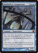 Glossy Finish Scars of Mirrodin Quicksilver Gargantuan ( #39 )