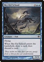 Glossy Finish Scars of Mirrodin Sky-Eel School ( #44 )