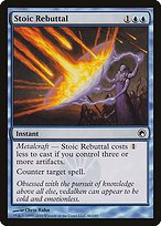 Glossy Finish Scars of Mirrodin Stoic Rebuttal ( #46 )