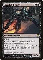Glossy Finish Scars of Mirrodin Carnifex Demon ( #57 )