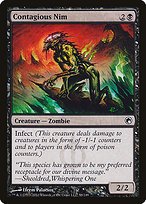 Glossy Finish Scars of Mirrodin Contagious Nim ( #58 )