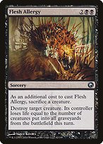 Glossy Finish Scars of Mirrodin Flesh Allergy ( #62 )