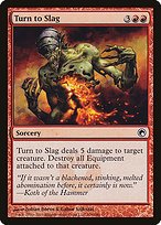 Glossy Finish Scars of Mirrodin Turn to Slag ( #106 )