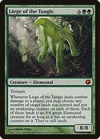 Glossy Finish Scars of Mirrodin Liege of the Tangle ( #123 )