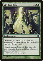 Glossy Finish Scars of Mirrodin Viridian Revel ( #132 )