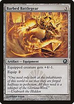 Glossy Finish Scars of Mirrodin Barbed Battlegear ( #139 )