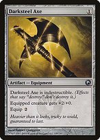 Glossy Finish Scars of Mirrodin Darksteel Axe ( #149 )