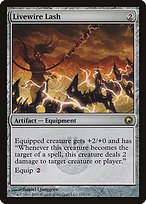 Glossy Finish Scars of Mirrodin Livewire Lash ( #172 )