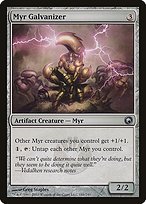 Glossy Finish Scars of Mirrodin Myr Galvanizer ( #181 )
