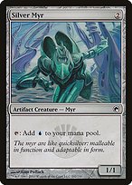 Glossy Finish Scars of Mirrodin Silver Myr ( #202 )