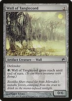 Glossy Finish Scars of Mirrodin Wall of Tanglecord ( #222 )