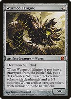 Glossy Finish Scars of Mirrodin Wurmcoil Engine ( #223 )