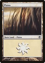 Glossy Finish Scars of Mirrodin Plains ( #233 )