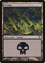 Glossy Finish Scars of Mirrodin Swamp ( #241 )