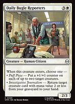 Matte Finish Marvel's Spider-Man Daily Bugle Reporters ( #6 )