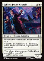 Matte Finish Marvel's Spider-Man Selfless Police Captain ( #12 )