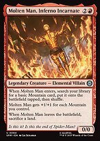 Matte Finish Marvel's Spider-Man Molten Man, Inferno Incarnate ( #84 )