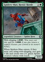 Matte Finish Marvel's Spider-Man Spiders-Man, Heroic Horde ( #117 )