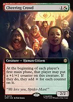 Matte Finish Marvel's Spider-Man Cheering Crowd ( #270 )
